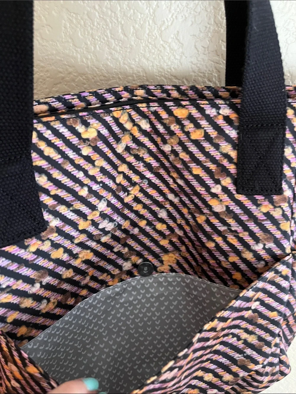Large Kipling shopper tote with extra strap